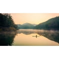 thumbnail image 2 of Tan Tuan, Nguyen 24x15 Gold Ornate Wood Framed with Double Matting Museum Art Print Titled - Autumn at Ban Viet Lake, 2 of 4