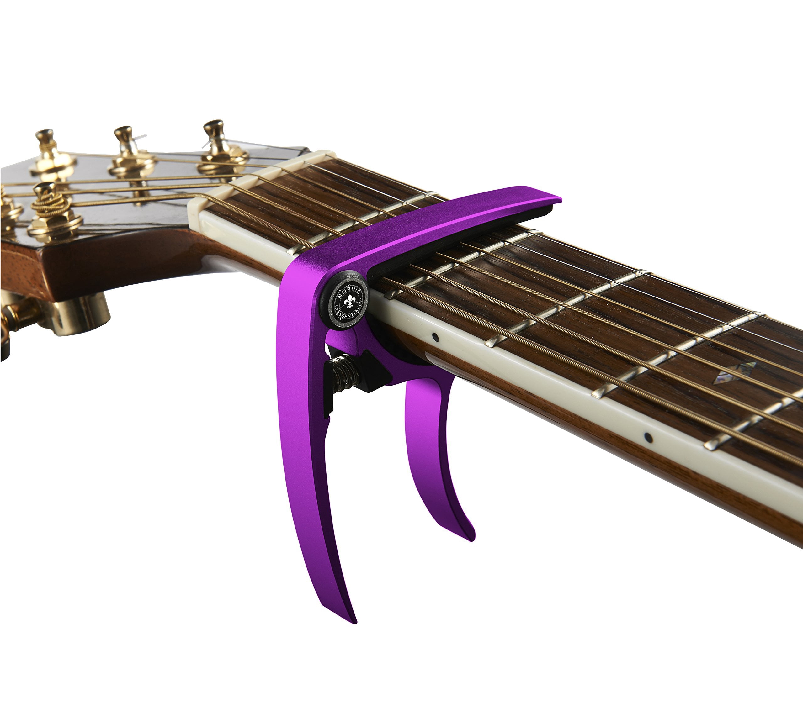 Nordic Essentials Silicone Capos Portable for Guitar Ukulele Banjo Mandolin Bass 2 Pack