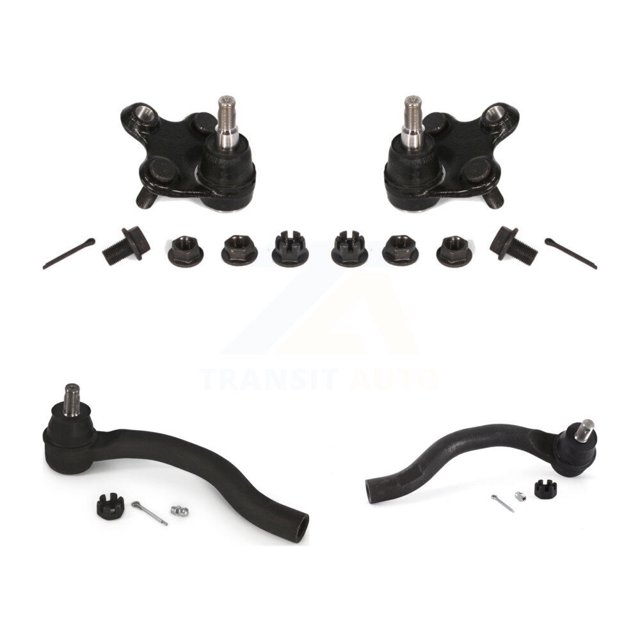 Front Suspension Ball Joint and Tie Rod End Kit for Car Honda Civic Acura ILX - Left Right Side (Driver Passenger) K72-100893