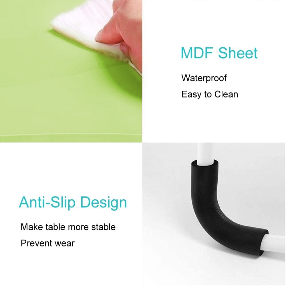 kibhous Laptop Desk Foldable Bed Tray Table Laptop Bed Stand Standing Table for Bed Sofa Couch Floor Green