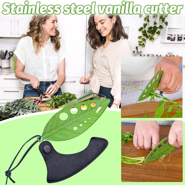 Suministros de cocina, utensilios y aparatos de cocina, cortador de hierbas de 9 agujeros, pelador de hierbas de acero inoxidable, deshojado de verduras, aparato de cocina, recolector de acero inoxida