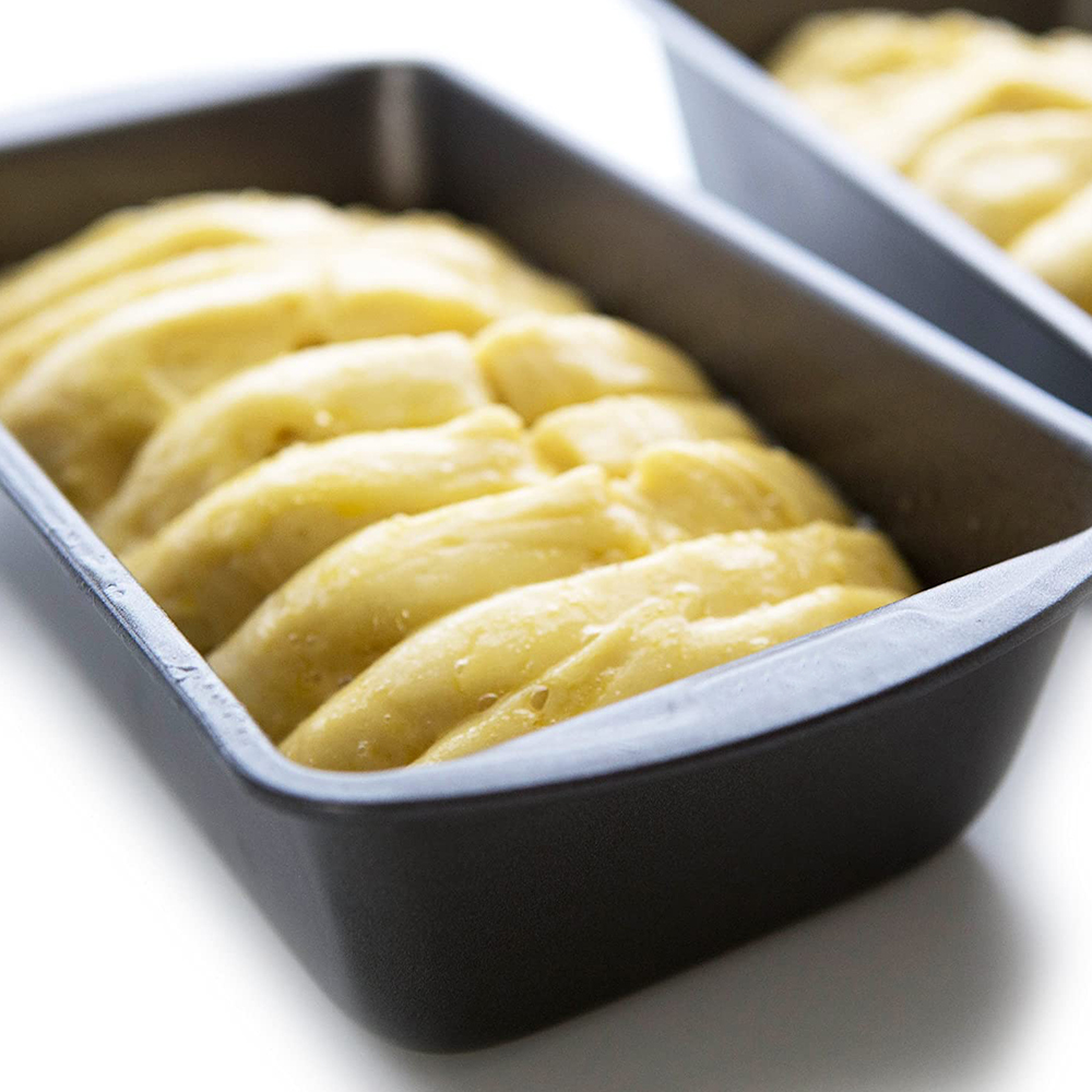 Metal OvenStuff Nonstick Large Loaf Baking Pan, Set of 2, Perfectly for  Making Bread, Loaf, Cheese Cake and Etc