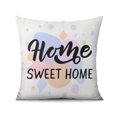 thumbnail image 2 of Seasonal Farmhouse Decorative Throw Pillow Covers 18x18 Inch Set of 2 - Exquisite Floral Wildflowers & Home Sweet Home Design, Perfect for Spring/Summer, 2 of 7