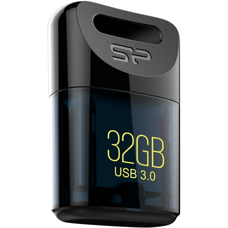 Bus Powered Usb Drive - Silicon Power 32GB Jewel J06 USB 3.0 Flash Drive, Black