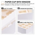 thumbnail image 4 of CIMAXIC 5pcs Portable 12-Cavity Cupcake Box Container Muffin Window Box (White),12.8"X9.84"X3.54", 4 of 4