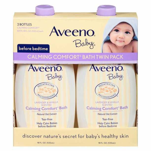Aveeno Baby Calming Comfort Bath Wash (18 fl. oz., 2 pk.)