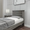 thumbnail image 4 of Max & Lily Twin Bed Frame with Panel Headboard, Modern Farmhouse Solid Wood Platform Bed, 4 of 6