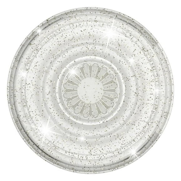 PopGrip Clear Glitter Silver