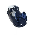 thumbnail image 5 of Newborn Baby Girl Bow Anti-slip Crib Shoes Soft Sole Sneakers Prewalker, 5 of 5