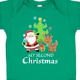 thumbnail image 4 of Inktastic My 2nd Christmas with Santa Reindeer and Tree Boys or Girls Baby Bodysuit, 4 of 5