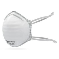 WellBefore N99 Mask NIOSH Approved - Premium Respirator, Pack of 10, White, Individually Wrapped