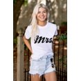 thumbnail image 3 of Mrs. Bride Bachelorette Honeymoon Women's Plus Size Graphic Tee Brisco Brands 5X, 3 of 5