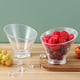 thumbnail image 2 of 2 pcs Salad Bowls Ice Cream Dessert Containers Clear Candy Bowls Serving Bowls for Party for Dessert Fruit Vegetable, 2 of 5