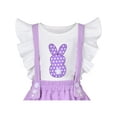 thumbnail image 5 of Girls Dress 3 Piece Egg Hunting Bag Easter Rabbit Applique 4-5 Years, 5 of 9