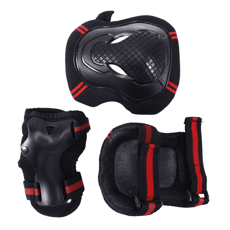 6x Elbow Wrist Knee Pads Sport Safety Protection Gear Guard for Kids Adult Skate 