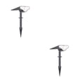 thumbnail image 1 of Advancent Accesorio de iluminación de lámpara de jardín resistente a la intemperie para exteriores con luz solar para césped Blanco 2Conjunto, 1 of 6