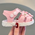 thumbnail image 6 of Little Girl Shoes Cute Sandals for Girls Girls Sandals For Toddlers And Kids Summer Outdoor Play Comfortable Breathable Lightweight Casual Walking Shoes With Sole, 6 of 7