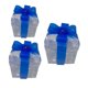 thumbnail image 2 of Cajas de regalo iluminadas de Navidad, luces LED, cajas de regalo, adornos, decoración navideña para interior y exterior, decoración de césped y patio 3Tamaños Yotijar Cajas iluminadas, 2 of 10
