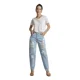 thumbnail image 1 of Pantalon Jeans Mom Tiro Alto Stretch Devendi Denim, 1 of 6