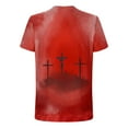 Mens T Shirts Plus Size Pack Men's Street Trendy Casual Cross Print