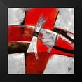 thumbnail image 2 of Jadis 12x12 Black Modern Framed Museum Art Print Titled - Graphique II, 2 of 5