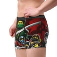 thumbnail image 4 of Ninjago Men'S Breathable Boxer Briefs Soft Stretch Moisture-Wicking Underwear Medium, 4 of 9