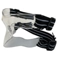 thumbnail image 4 of jinwen Protection Faciale pour le Visage, Gym, Exercice, Sangle Réglable, Nez, Demi-Cadre Blanc, 4 of 9