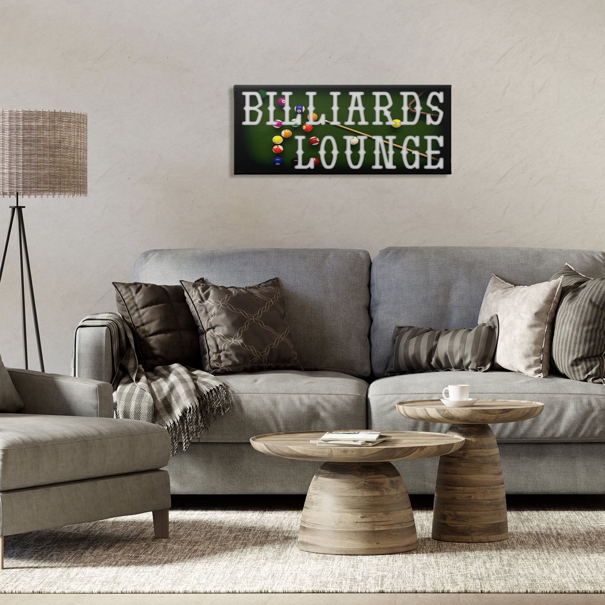 Stupell Industries Billiards Lounge Recreation Canvas Wall Art, design by Marcus Prime