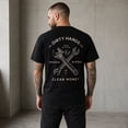 thumbnail image 6 of Dirty Hands Clean Money Wrench Back Graphic T-Shirt, Unisex Classic Fit Tee, 6 of 9