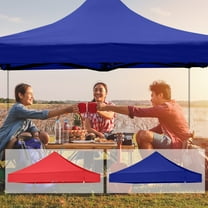 Isvgxsz 2024 Tiny Homes to Live in for Adults Po-P up Canopy Replacement Canopy Tent Top-Cover, 6.56X6.56/8.2X8.2/9.84X9.84Ft Replacement Canopy Cover for Instant Canopy Tent(Without Bracket)