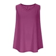 thumbnail image 6 of Uootdi Womens Tank Tops V Neck Loose Fit Sleeveless Solid Color Stretchy Breathable Pullovers Casual Daily Tops Loungewear Style Gift, 6 of 8