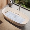 thumbnail image 4 of CLDD Non-Slip Bathtub Mat (40 x 16 Inches) Extra Long Antibacterial Bathroom Shower Mat, 4 of 20