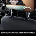 thumbnail image 4 of Boston Terrier Funda Protectora Universal para Reposacabezas de Coche, Funda Elástica para Reposacabezas de Asiento de Auto, Funda de Tela Antipolvo, Accesorios de Interior 2 Piezas, 4 of 6