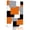 Orange, variant on Canvas Wall Art, Orange Black Grey Framed Canvas Prints for Bedroom Office, Middle Century Irregular Geo Abstract Art Large Gallery Wrapped Wall Decor for Home Office, Gifts, 16"x16" Ship Next Day