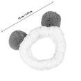 thumbnail image 2 of WASHWEPE Para El Gris Con Orejas De Panda Elástica Cómoda Para Mujer Uso Diario, 2 of 8