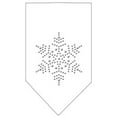thumbnail image 5 of Christmas Pet and Dog Bandana Rhinestone, "Snowflake", 5 of 9