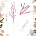 thumbnail image 2 of Dalrosia 30PCS Glitter Christmas Tree Pick Curly Tall Tree Filler Branches Christmas Tree Sprigs and Twigs Decorations for Vase Christmas Tree Xmas Gift Wedding Decoration, 2 of 5