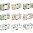 thumbnail image 4 of 1 set 90pcs Natural Plant Wrapper 90pcs Sleeves Covers Vertical Tags Band Label No-Adhesive Paper Tape Crafts Wrapper for Handmade Soap Lotion Bars Bath Gift Wrapping 21x5cm/8.5x1.9 inch, 4 of 7