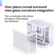 thumbnail image 2 of Funda para PC JONSBO TK-3 White ATX Mid Tower con vidrio curvo, 2 of 8
