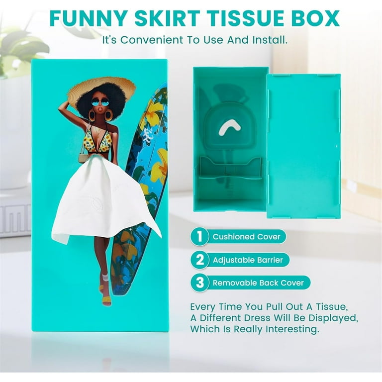 ladies dress tissue box Flying Skirt Tissue Box