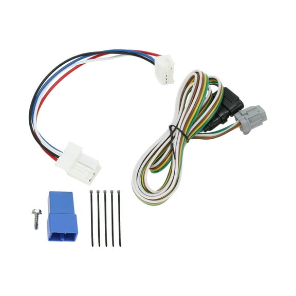 Unique Bargains 1 Set 4 Pin Trailer Wiring Harness No.56520 Towing Hitch Wiring for Nissan Pathfinder 2022-2025 Connector Towing Harness Converter