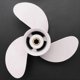 thumbnail image 3 of Yamaha Outboard Boat Propeller 6G1-45943-00 8.5x7.5 3-Blade Aluminum for 6-8HP Engine, 3 of 5
