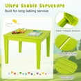 thumbnail image 4 of Infans Kids Square Table Indoor Outdoor Heavy-Duty All-Weather Activity Play Table, 4 of 7