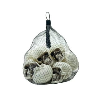 Flmtop Creepy Plastic Open Mouth Skull Skeleton Haunted House