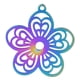 thumbnail image 2 of Colgante con dije de flor para manualidades DIY para mujeres y niñas, suministros de decoración para joyería Vistoso, 2 of 6
