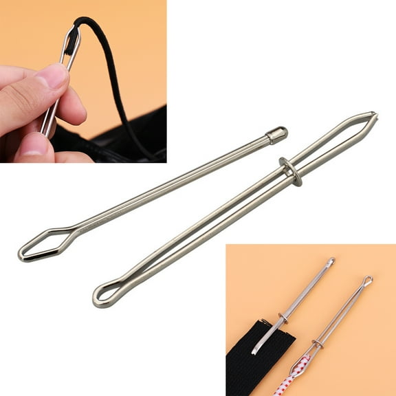 Diy Cord Lock Replacement Parts | 2-Piece Drawstring Tensioner & Rope Clip Set for Hoodies, Shorts, Pants | Easy Sewing Tool for Home Repair & Clothing Fix