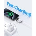 thumbnail image 2 of Adaptador USB C a Lightning, paquete de 4, carga rápida de 27 W, MFi, 2 of 8
