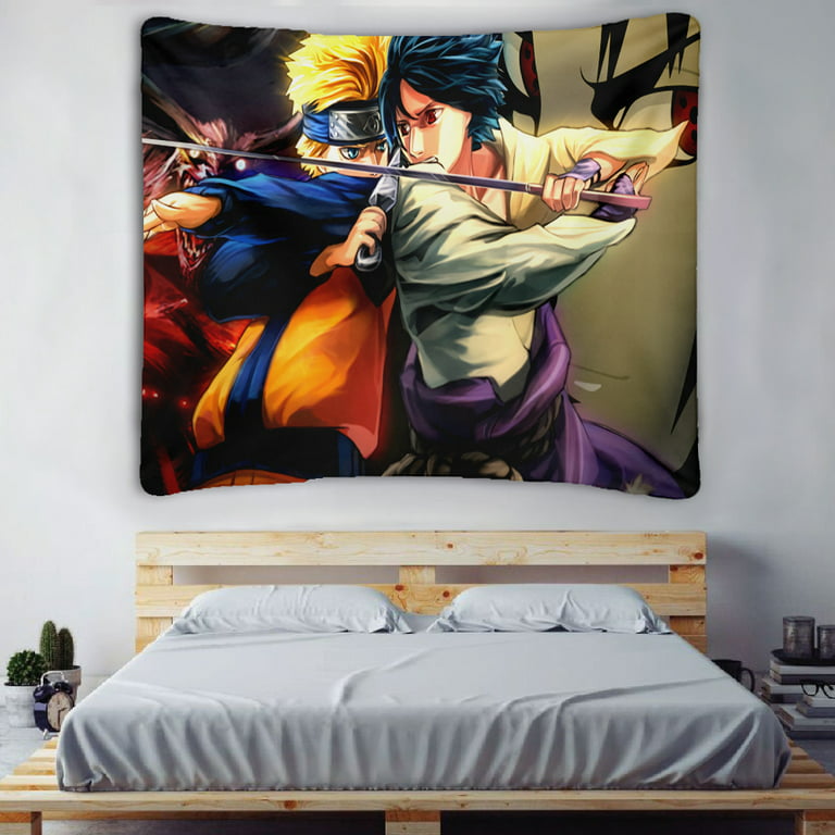 Naruto Anime Tapestrys For Bedroom Decor Wall Hanging Decor Boys ...