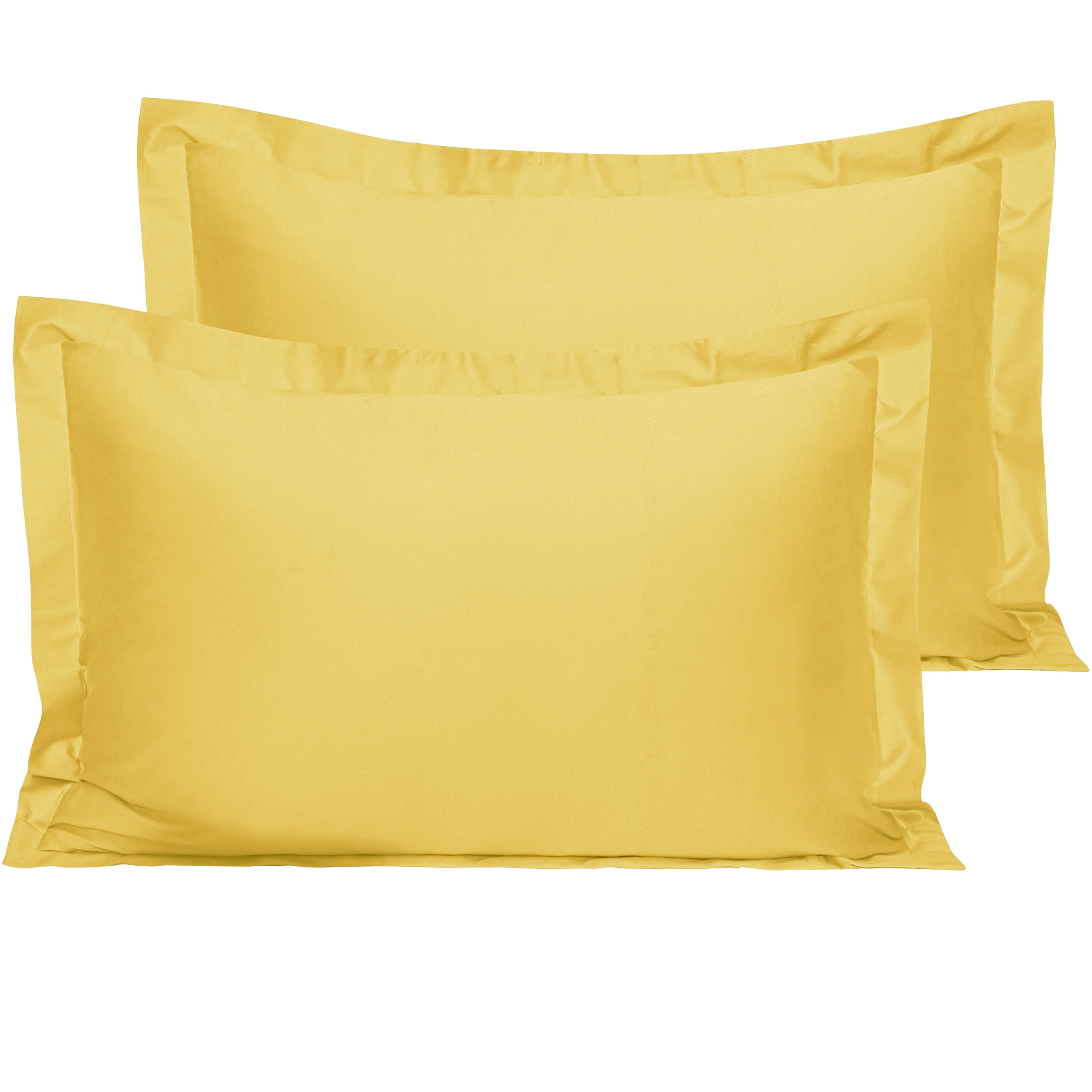 NTBAY 2 Pack 1800 Thread Count Cotton Queen Pillow Shams, Super Soft and Breathable Oxford