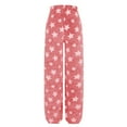 thumbnail image 5 of Womens Plush Pajama Pants Soft Fuzzy Pajama Bottoms for Women Star Print Cozy Pj Fleece Lounge Pants Sleepwear, 5 of 6